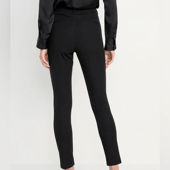 Old Navy Black Rhinestone High Rise Pixie Skinny Pants - Picture 11 of 11